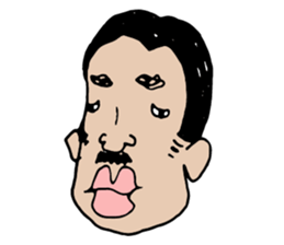 40Poker faces sticker #1479840