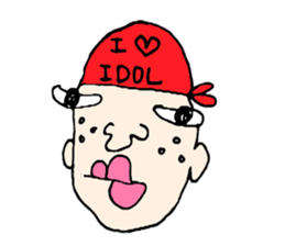 40Poker faces sticker #1479849