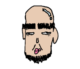 40Poker faces sticker #1479872