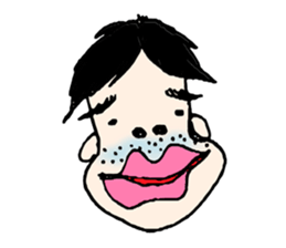 40Poker faces sticker #1479875