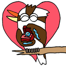 Happy bird Kookaburra 2 sticker #1480643