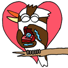Happy bird Kookaburra 2 sticker #1480643