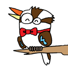 Happy bird Kookaburra 2 sticker #1480652