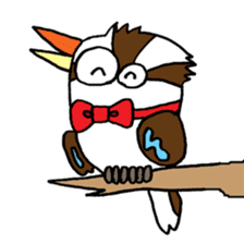 Happy bird Kookaburra 2 sticker #1480652