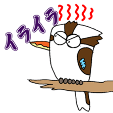 Happy bird Kookaburra 2 sticker #1480664