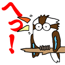 Happy bird Kookaburra 2 sticker #1480669