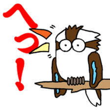 Happy bird Kookaburra 2 sticker #1480669