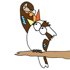 Happy bird Kookaburra 2 sticker #1480675
