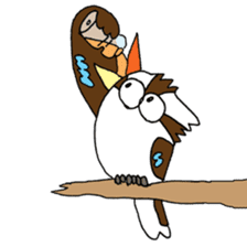 Happy bird Kookaburra 2 sticker #1480675