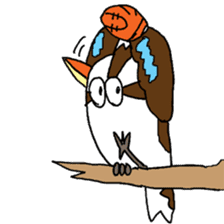 Happy bird Kookaburra 2 sticker #1480676