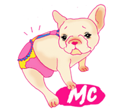 French Bulldog in the house part2 sticker #1480883