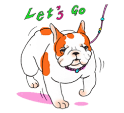 French Bulldog in the house part2 sticker #1480885
