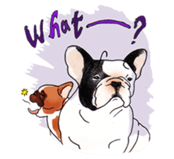 French Bulldog in the house part2 sticker #1480886