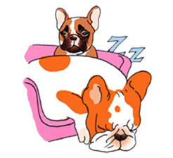 French Bulldog in the house part2 sticker #1480887