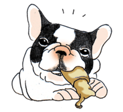 French Bulldog in the house part2 sticker #1480894