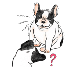French Bulldog in the house part2 sticker #1480899