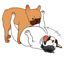 French Bulldog in the house part2 sticker #1480901