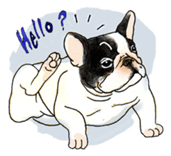 French Bulldog in the house part2 sticker #1480902