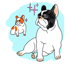 French Bulldog in the house part2 sticker #1480905