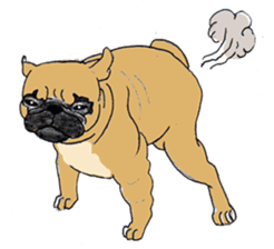 French Bulldog in the house part2 sticker #1480918