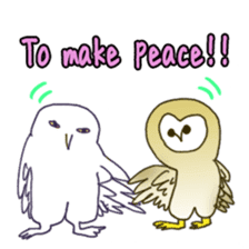Barn Owl & Snowy Owl sticker #1481015