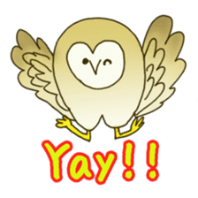 Barn Owl & Snowy Owl sticker #1481023