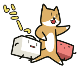 Tofu-kun & Inu-kun sticker #1481393