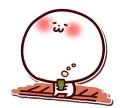 The name of the Bichon Frise is Biyon. sticker #1482933