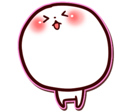 The name of the Bichon Frise is Biyon. sticker #1482935