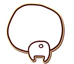 The name of the Bichon Frise is Biyon. sticker #1482936