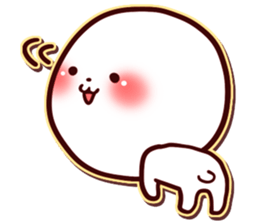 The name of the Bichon Frise is Biyon. sticker #1482938