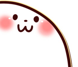 The name of the Bichon Frise is Biyon. sticker #1482944