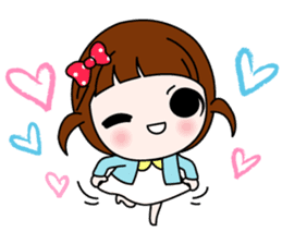 Talk sticker-Lovely girl sticker #1483360