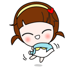 Talk sticker-Lovely girl sticker #1483362