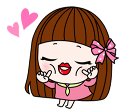 Talk sticker-Lovely girl sticker #1483363