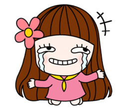 Talk sticker-Lovely girl sticker #1483365