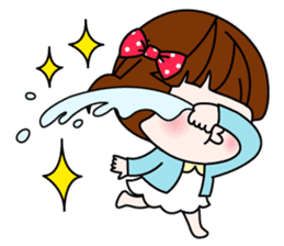 Talk sticker-Lovely girl sticker #1483367