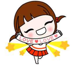 Talk sticker-Lovely girl sticker #1483368