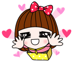 Talk sticker-Lovely girl sticker #1483372