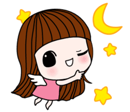 Talk sticker-Lovely girl sticker #1483373