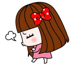 Talk sticker-Lovely girl sticker #1483375