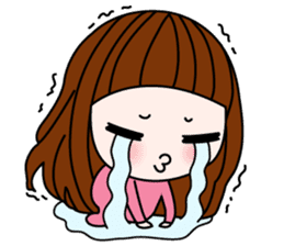 Talk sticker-Lovely girl sticker #1483376