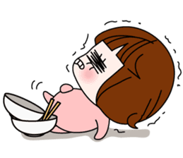 Talk sticker-Lovely girl sticker #1483379