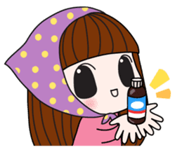 Talk sticker-Lovely girl sticker #1483380