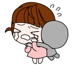 Talk sticker-Lovely girl sticker #1483392