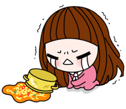 Talk sticker-Lovely girl sticker #1483396