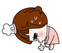 Talk sticker-Lovely girl sticker #1483397