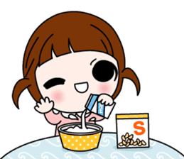 Talk sticker-Lovely girl sticker #1483398