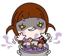 Talk sticker-Lovely girl sticker #1483399