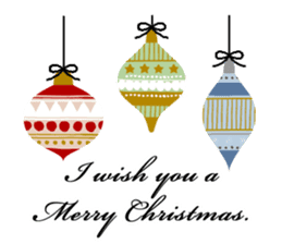 Christmas and New Year greetings sticker #1483540